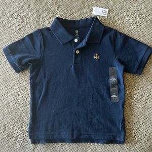 NWT Baby Gap sz4 navy polo shirt